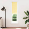 Roleta zaciemniająca Żółta 55x230 cm Szerokość tkaniny 50,7 cm