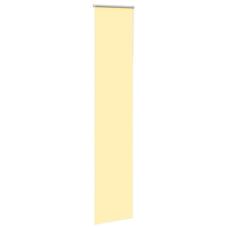 Roleta zaciemniająca Żółta 55x230 cm Szerokość tkaniny 50,7 cm