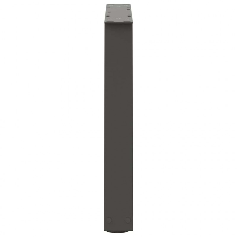 Nogi do stolika kawowego w kształcie litery V 2 szt. Antracyt 60x(42-43,3) cm Stal
