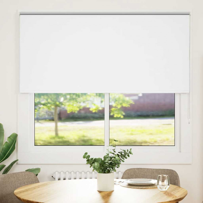 Roleta zaciemniająca biała 155x130cm Szerokość tkaniny 151,6cm