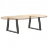 Nogi do stolika kawowego w kształcie litery V 2 szt. Antracyt 60x(42-43,3) cm Stal