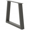Nogi do stolika kawowego w kształcie litery V 2 szt. Antracyt 70x(42-43,3) cm Stal