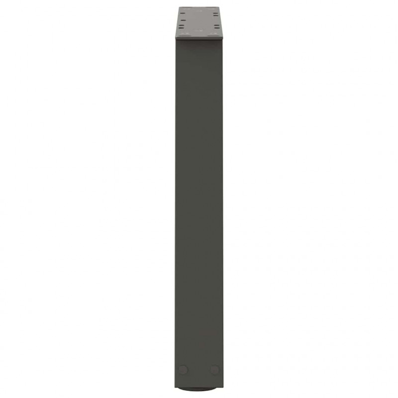 Nogi do stolika kawowego w kształcie litery V 2 szt. Antracyt 70x(42-43,3) cm Stal