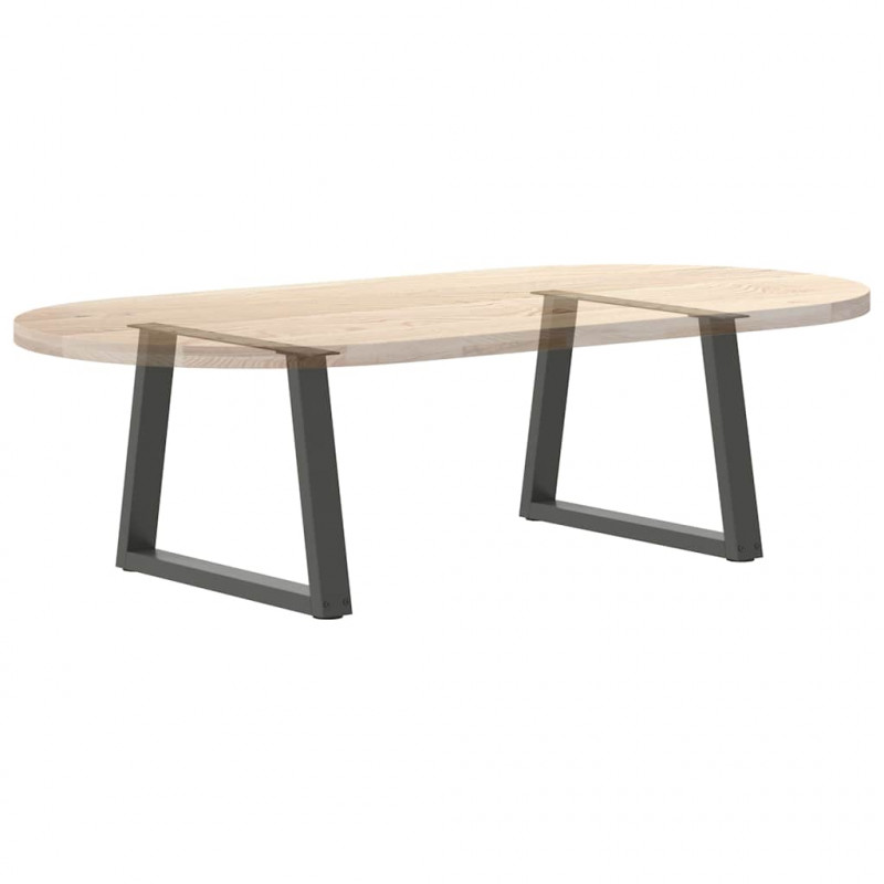 Nogi do stolika kawowego w kształcie litery V 2 szt. Antracyt 70x(42-43,3) cm Stal