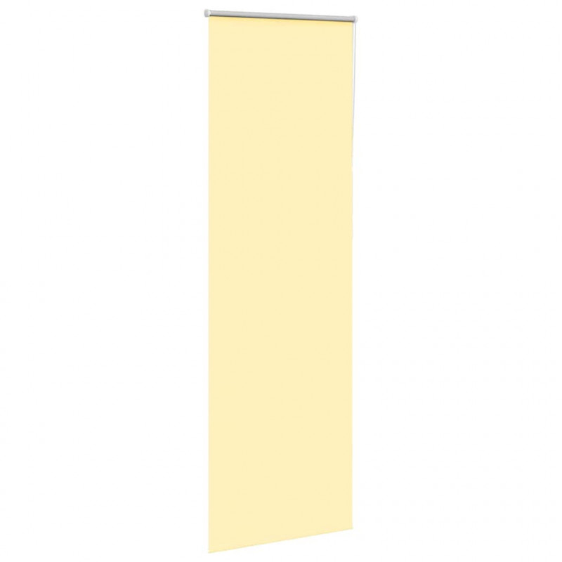 Roleta zaciemniająca Żółta 80x230 cm Szerokość tkaniny 75,7 cm