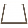 Nogi do stolika kawowego w kształcie litery V 2 szt. Naturalna stal 70x(42-43,3) cm Stal