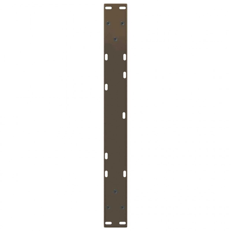 Nogi do stolika kawowego w kształcie litery V 2 szt. Naturalna stal 70x(42-43,3) cm Stal