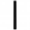 Nogi do stołu jadalnego w kształcie litery V 2 szt. Czarne 50x(72-73,3) cm Stal