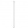 Nogi do stołu jadalnego w kształcie litery V 2 szt. Białe 50x(72-73,3) cm Stal