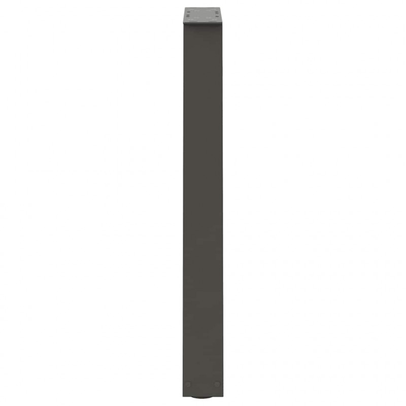 Nogi do stołu jadalnego w kształcie litery V 2 szt. Antracyt 50x(72-73,3) cm Stal