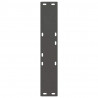 Nogi do stołu jadalnego w kształcie litery V 2 szt. Antracyt 50x(72-73,3) cm Stal