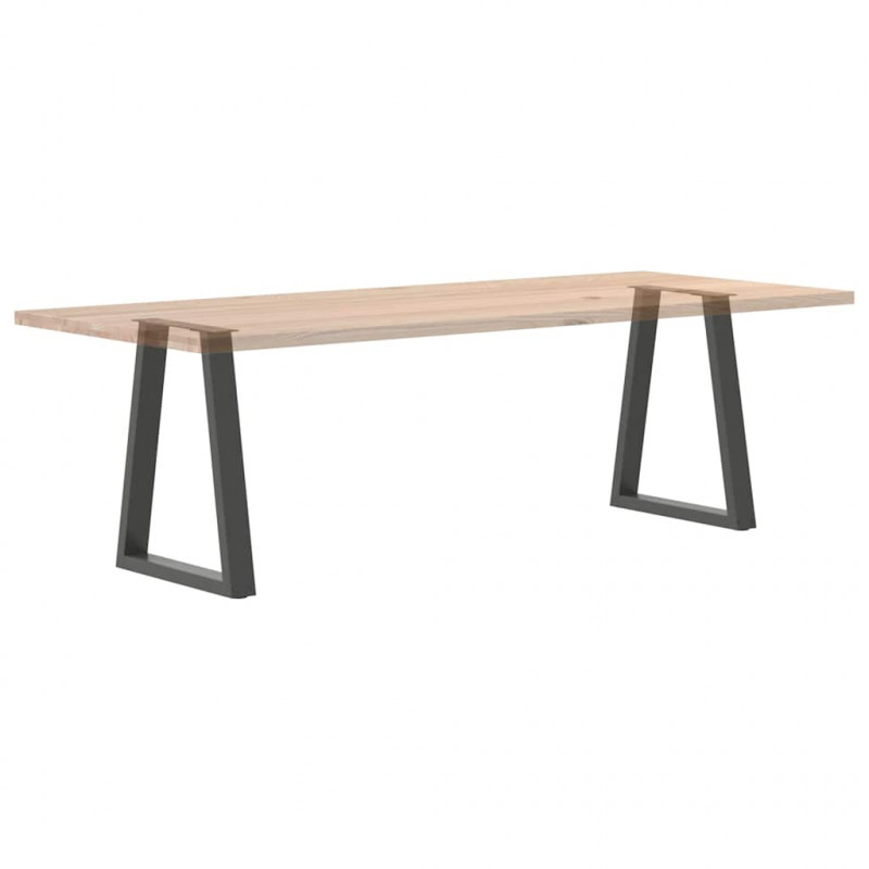 Nogi do stołu jadalnego w kształcie litery V 2 szt. Antracyt 50x(72-73,3) cm Stal