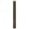 Nogi do stołu jadalnego w kształcie litery V 2 szt. Naturalna stal 50x(72-73,3) cm Stal