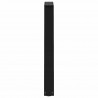 Nogi do stołu jadalnego w kształcie litery V 2 szt. Czarne 60x(72-73,3) cm Stal