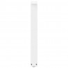 Nogi do stołu jadalnego w kształcie litery V 2 szt. Białe 60x(72-73,3) cm Stal