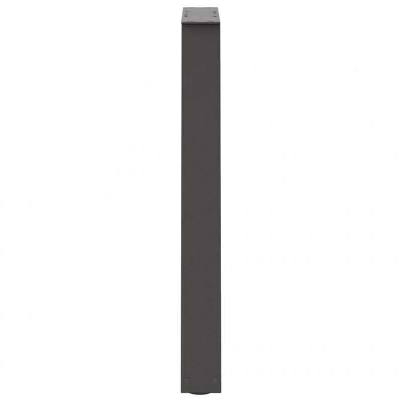 Nogi do stołu jadalnego w kształcie litery V 2 szt. Antracyt 60x(72-73,3) cm Stal