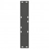 Nogi do stołu jadalnego w kształcie litery V 2 szt. Antracyt 60x(72-73,3) cm Stal