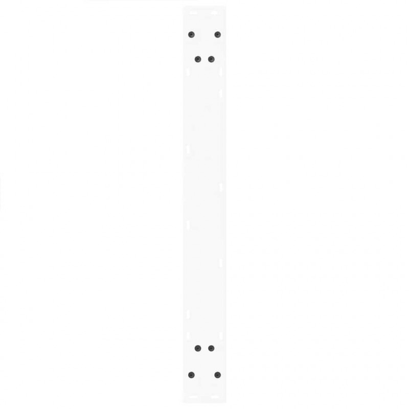 Nogi do stołu jadalnego w kształcie litery V 2 szt. Białe 80x(72-73,3) cm Stal