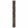 Nogi do stołu jadalnego w kształcie litery V 2 szt. Naturalna stal 80x(72-73,3) cm Stal
