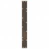 Nogi do stołu jadalnego w kształcie litery V 2 szt. Naturalna stal 100x(72-73,3) cm Stal
