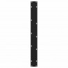 Nogi do stołu jadalnego w kształcie litery V 3 szt. Czarne 70x(72-73,3) cm Stalowe
