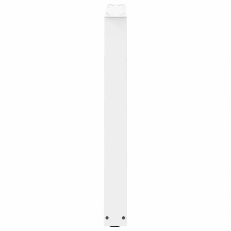 Nogi do stołu jadalnego w kształcie litery V 3 szt. Białe 70x(72-73,3) cm Stal