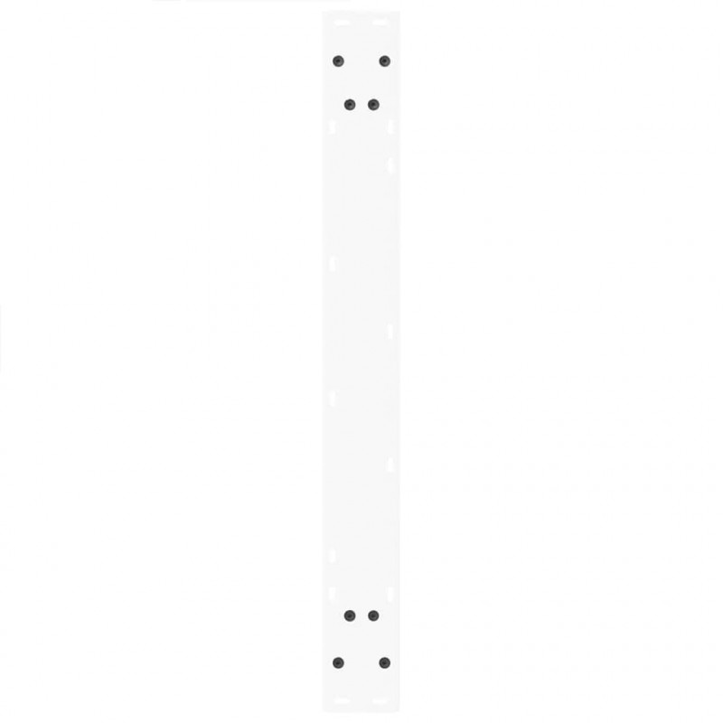 Nogi do stołu jadalnego w kształcie litery V 3 szt. Białe 70x(72-73,3) cm Stal