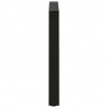 Nogi do stołu jadalnego w kształcie litery V 3 szt. Czarne 80x(72-73,3) cm Stalowe