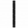 Nogi do stołu jadalnego w kształcie litery V 3 szt. Czarne 80x(72-73,3) cm Stalowe
