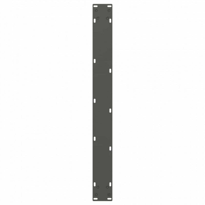 Nogi do stołu jadalnego w kształcie litery V 3 szt. Antracyt 80x(72-73,3) cm Stal