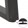 Nogi do stołu jadalnego w kształcie litery V 3 szt. Antracyt 90x(72-73,3) cm Stal
