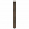 Nogi do stołu jadalnego w kształcie litery V 3 szt. Naturalna stal 90x(72-73,3) cm Stal