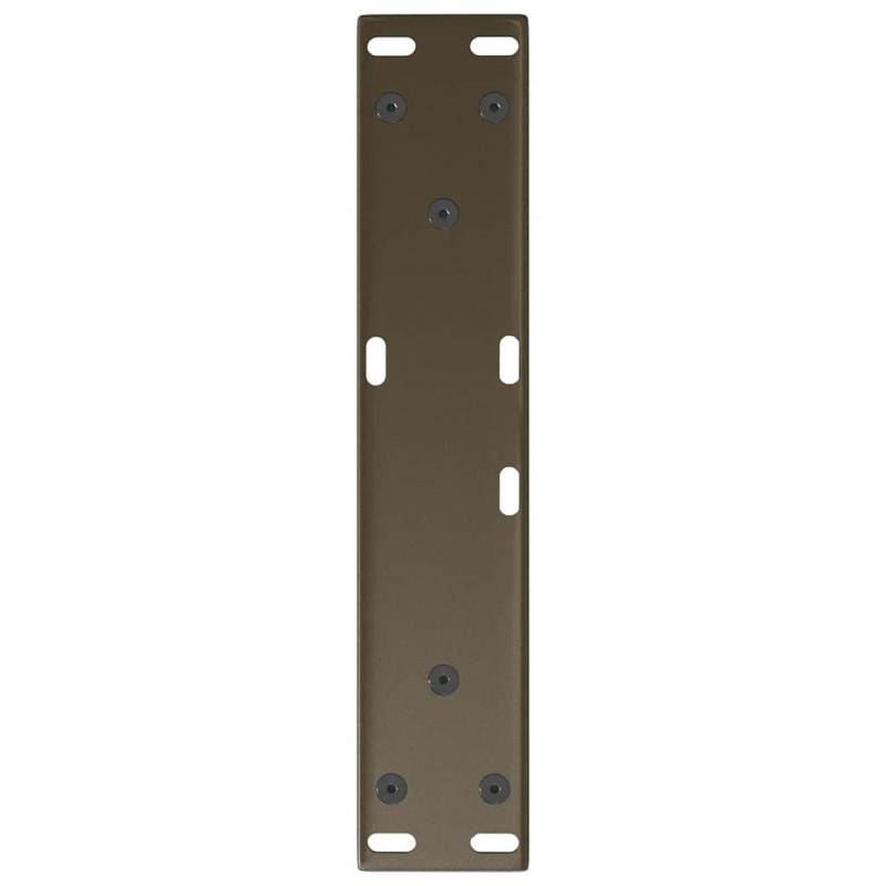 Nogi do stolika kawowego w kształcie litery V 2 szt. Naturalna stal 40x(30-31,3) cm Stal