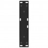Nogi do stolika kawowego w kształcie litery V 2 szt. Czarne 30x(30-31,3) cm Stal