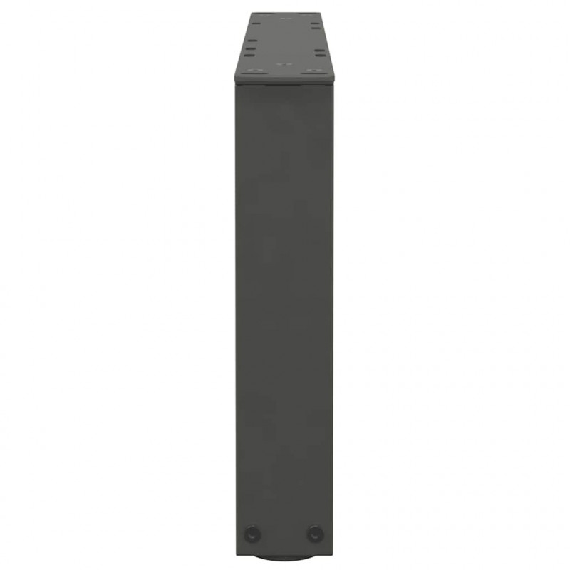 Nogi do stolika kawowego w kształcie litery V 2 szt. Antracyt 50x(30-31,3) cm Stal