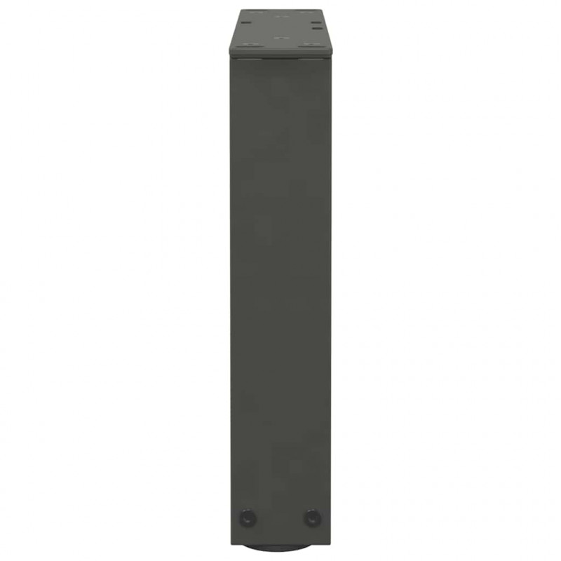 Nogi do stolika kawowego w kształcie litery V 2 szt. Antracyt 30x(30-31,3) cm Stal