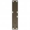 Nogi do stolika kawowego w kształcie litery V 2 szt. Naturalna stal 30x(30-31,3) cm Stal