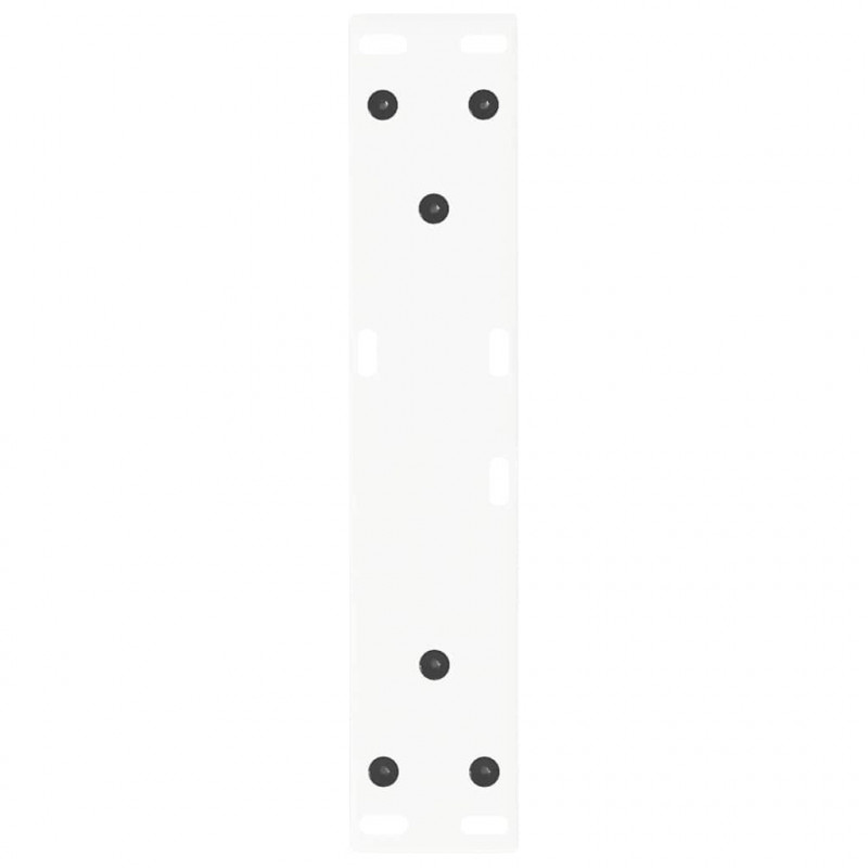 Nogi do stolika kawowego w kształcie litery V 2 szt. Białe 40x(30-31,3) cm Stal