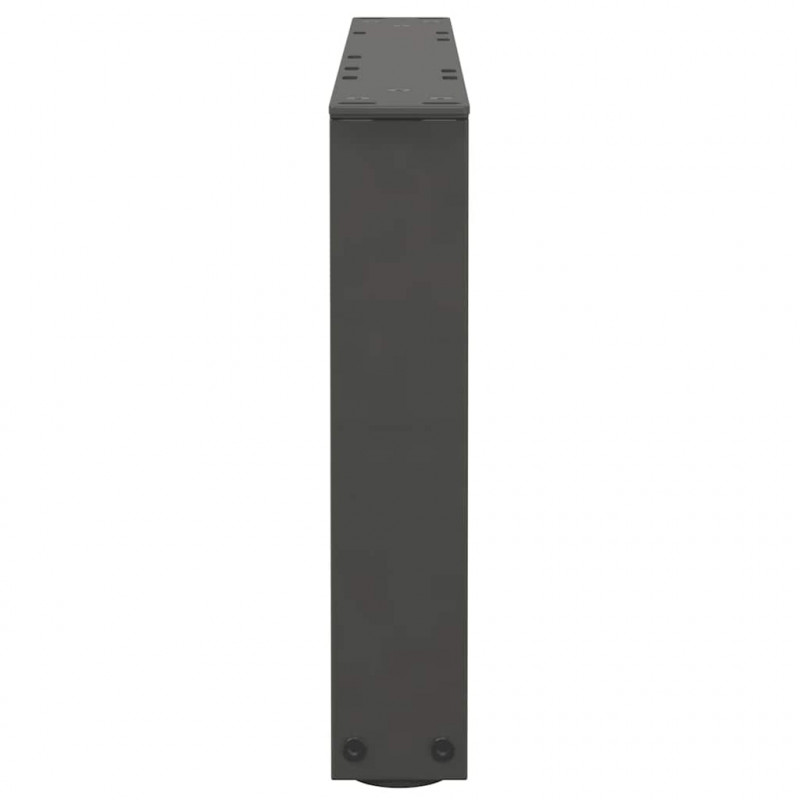Nogi do stolika kawowego w kształcie litery V 2 szt. Antracyt 60x(30-31,3) cm Stal