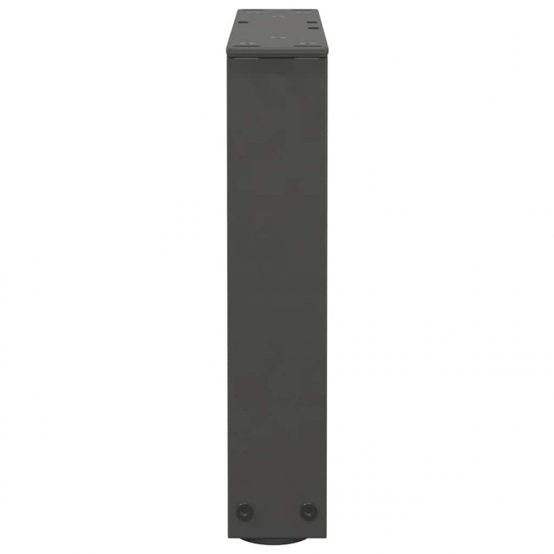 Nogi do stolika kawowego w kształcie litery V 2 szt. Antracyt 40x(30-31,3) cm Stal
