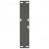 Nogi do stolika kawowego w kształcie litery V 2 szt. Antracyt 40x(30-31,3) cm Stal