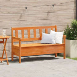 Ławka ogrodowa Brązowy 119 x 44 x 76 cm Lite drewno sosnowe