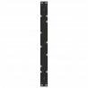 Nogi do stolika kawowego w kształcie litery V 2 szt. Czarne 70x(30-31,3) cm Stalowe