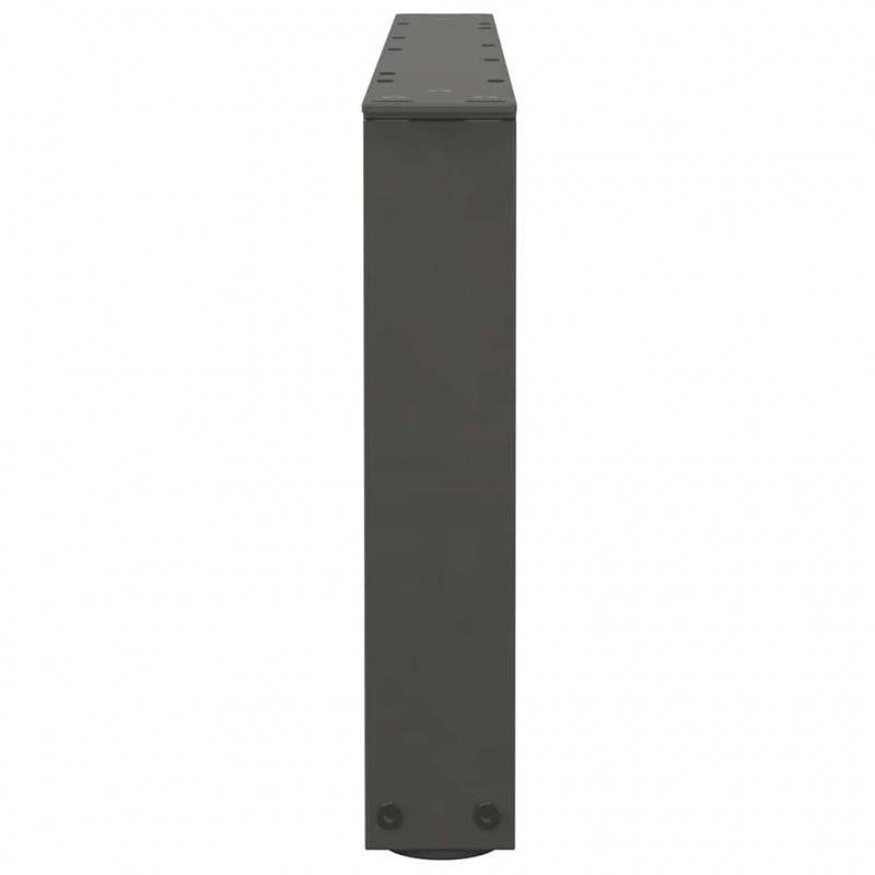 Nogi do stolika kawowego w kształcie litery V 2 szt. Antracyt 70x(30-31,3) cm Stal