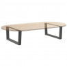 Nogi do stolika kawowego w kształcie litery V 2 szt. Antracyt 70x(30-31,3) cm Stal