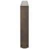 Nogi do stolika kawowego w kształcie litery V 2 szt. Naturalna stal 70x(30-31,3) cm Stal