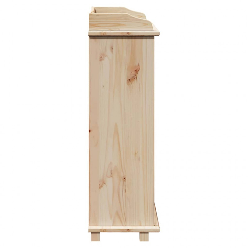 Regał na wino Naturalny 58 x 28 x 90 cm Drewno sosnowe