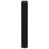 Nogi do stolika kawowego w kształcie litery V 2 szt. Czarne 28x(42-43,3) cm Stal
