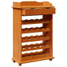 Regał na wino Brązowy 58 x 28 x 90 cm Lite drewno sosnowe
