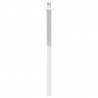 Nogi do stołu jadalnego w kształcie litery X 2 szt. Białe 80x(72-73) cm Stal